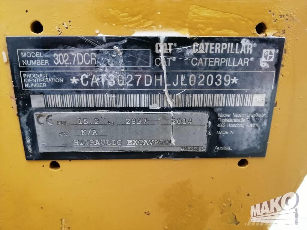 CAT 302.7 D CR Mini excavators < 7t