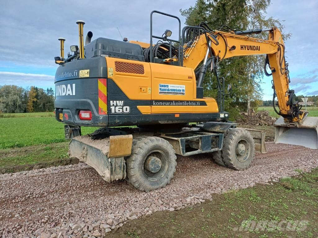 Hyundai HW 160 2pc Wheeled excavators
