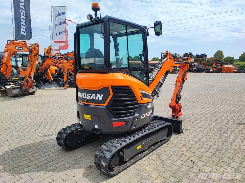 Doosan DX27z Mini excavators < 7t