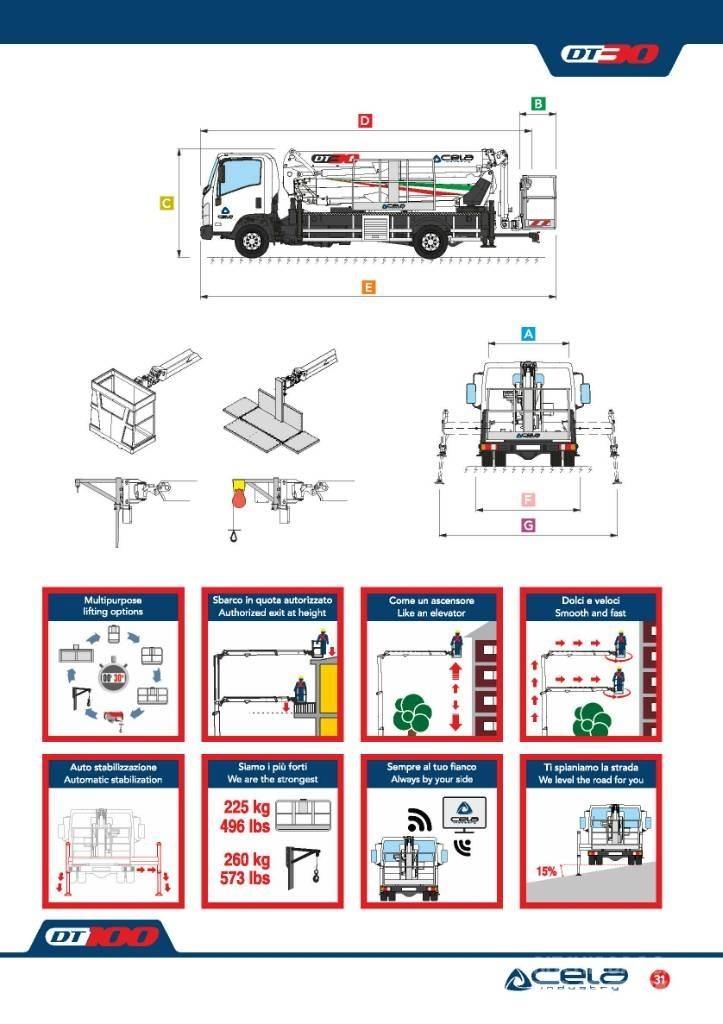 Cela DT 30 Truck mounted aerial platforms