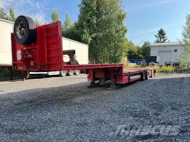 HRD pokkakärry Low loader-semi-trailers