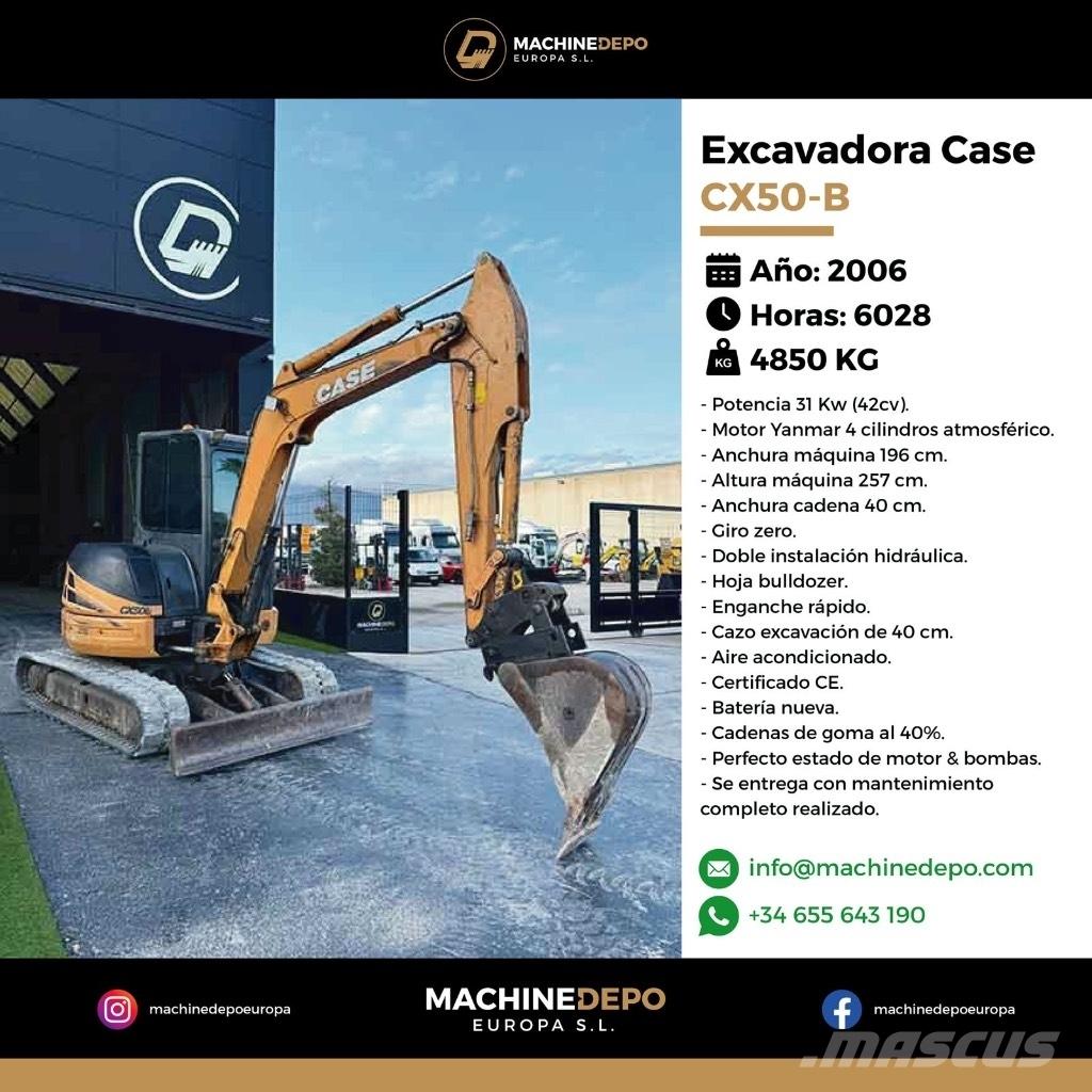 CASE CX 50 B Mini excavators < 7t