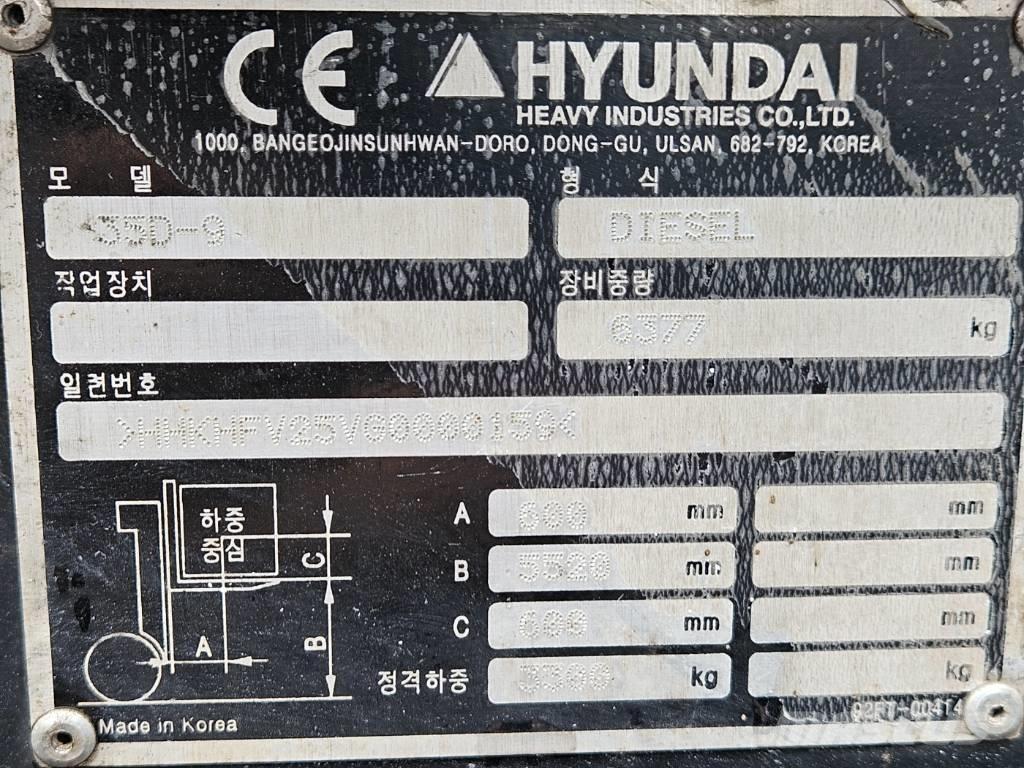 Hyundai 35d-9 Diesel trucks