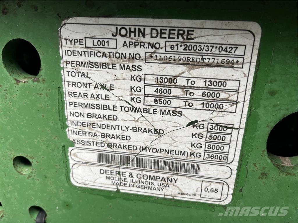 John Deere 6190R Tractors