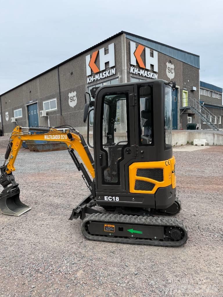 Multiloader EC 18 Mini excavators < 7t