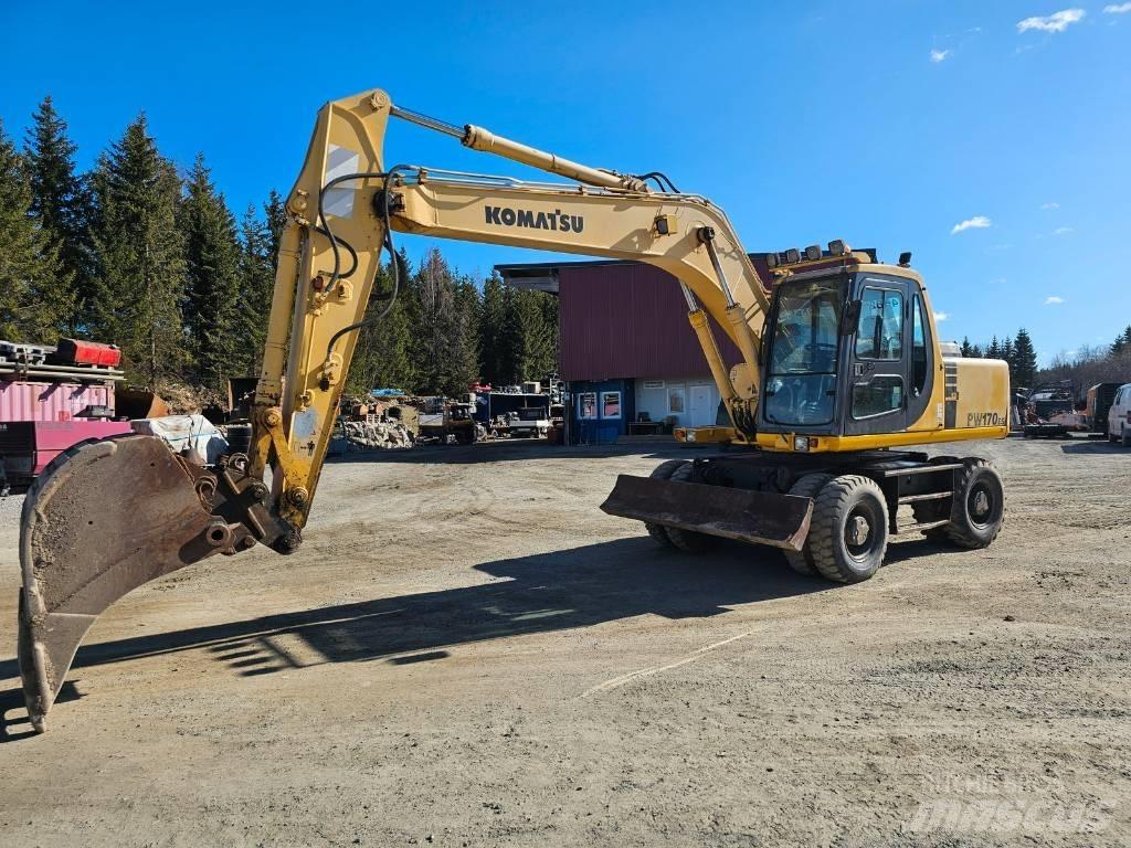 Komatsu PW 170-6 Wheeled excavators