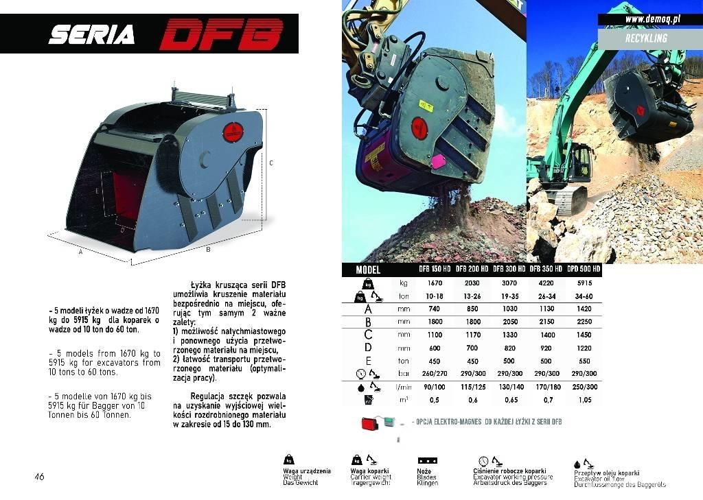  DEMOQ DFB200 Crushing buckets