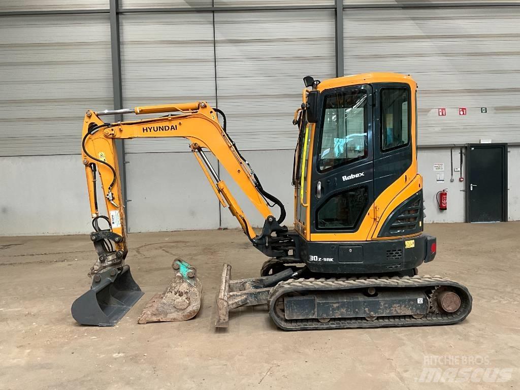 Hyundai 30 Z-9 Mini excavators < 7t