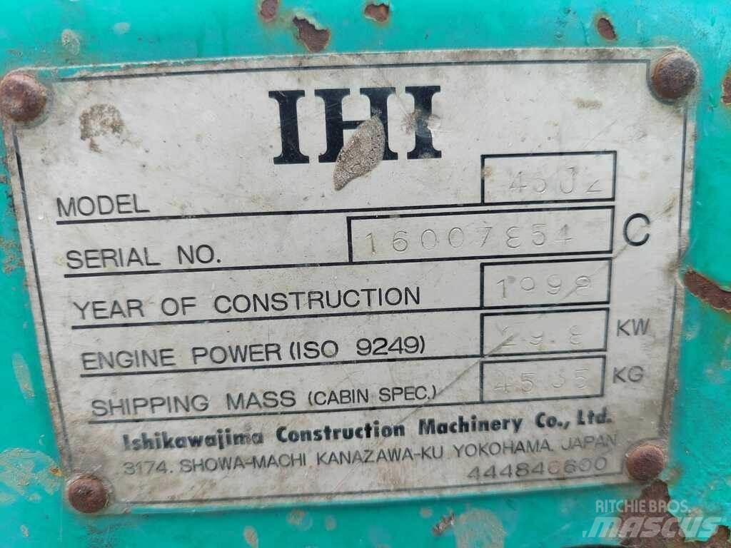 IHI 45J Mini excavators < 7t