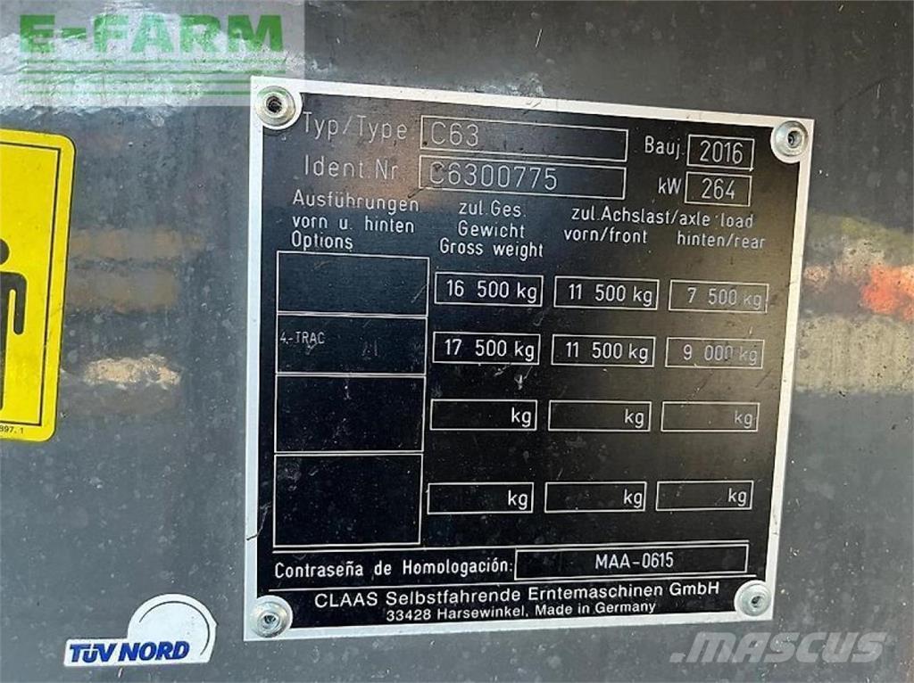 CLAAS lexion 630 Combine harvesters