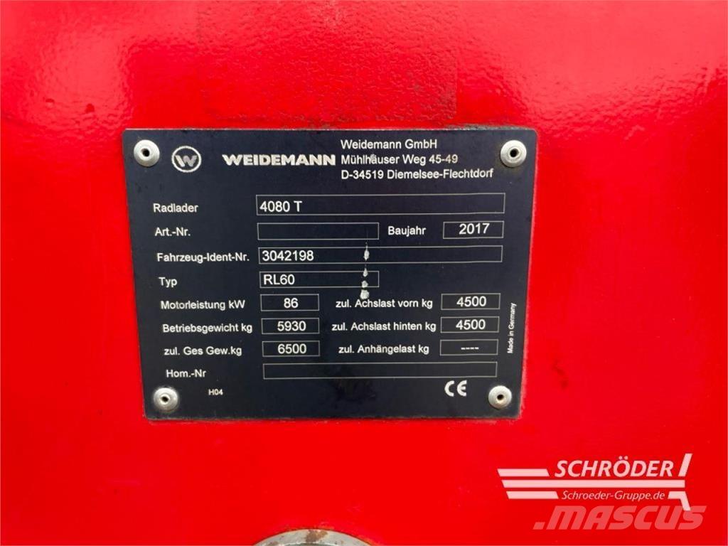 Weidemann 4080 T Wheel loaders