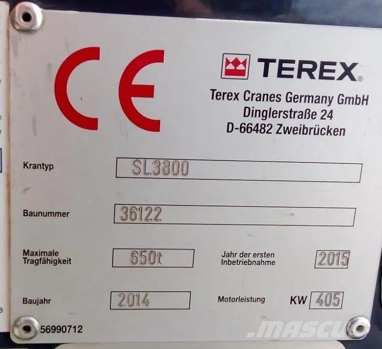 Terex SL 3800 Tracked cranes