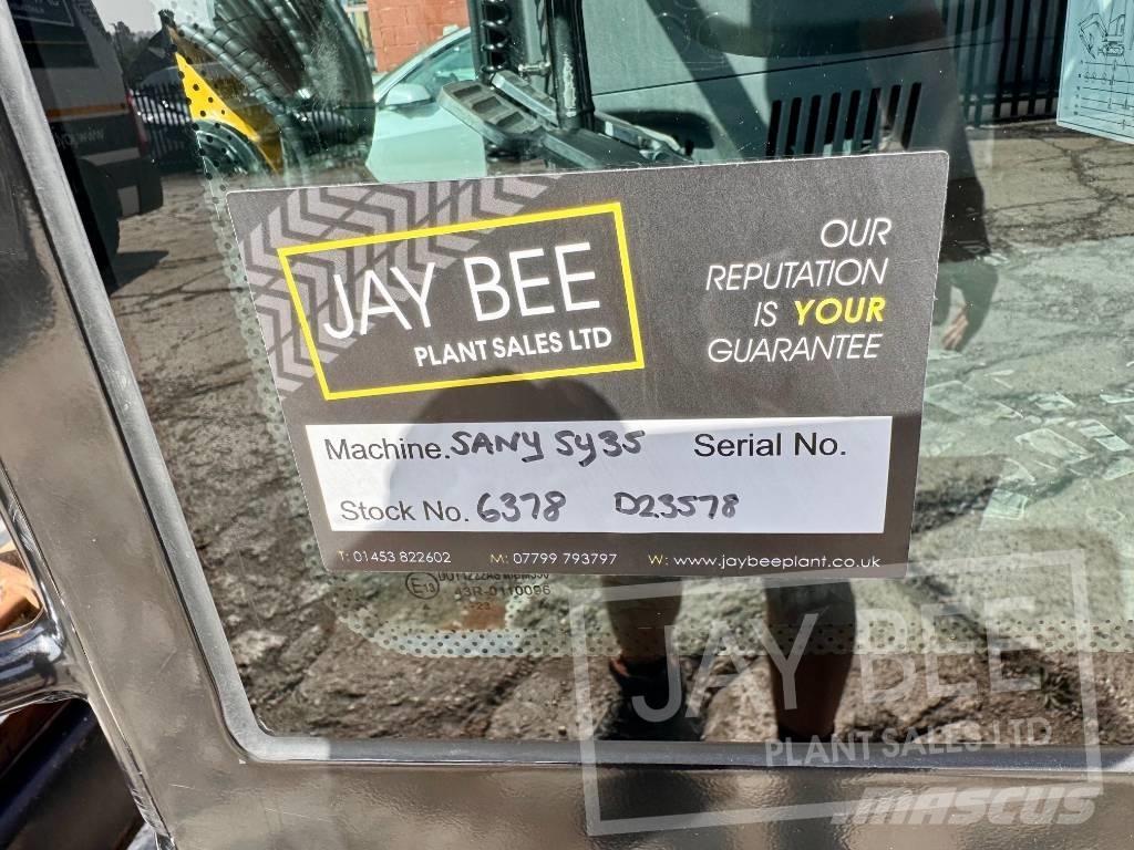 Sany SY 35 U Mini excavators < 7t