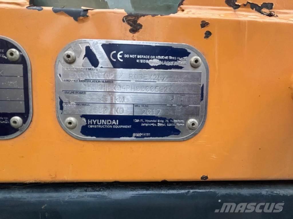 Hyundai R25Z Mini excavators < 7t
