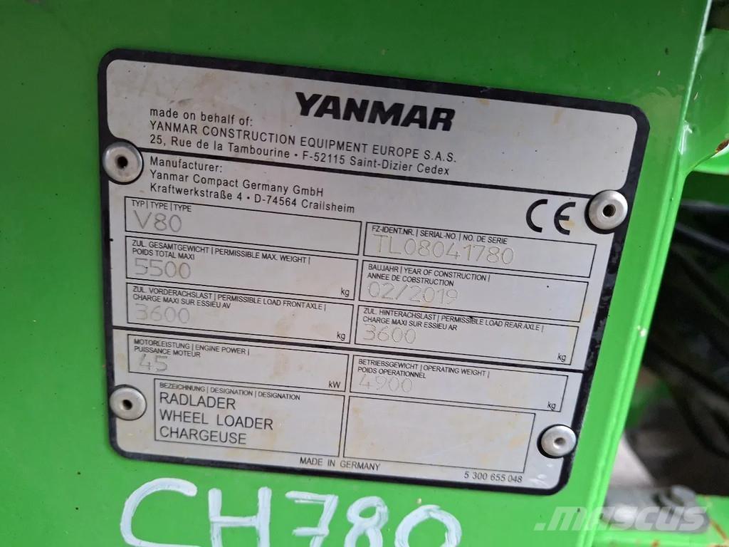 Yanmar V80 Wheel loaders
