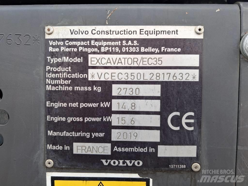 Volvo EC 35 Mini excavators < 7t