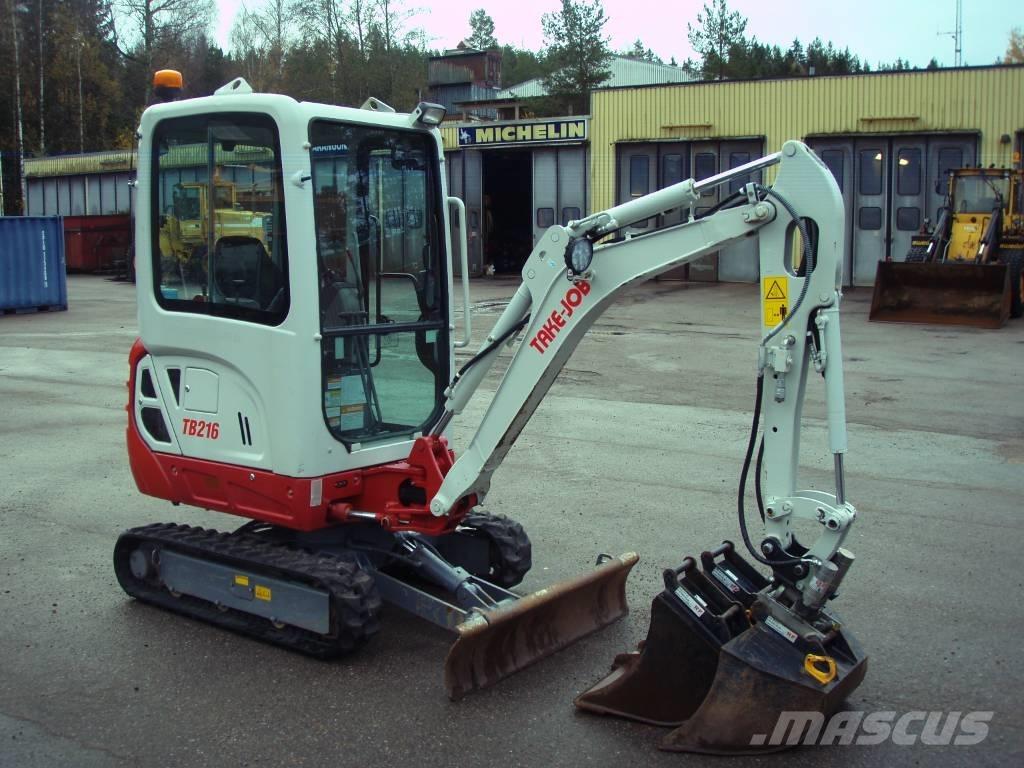Takeuchi TB 216 Mini excavators < 7t