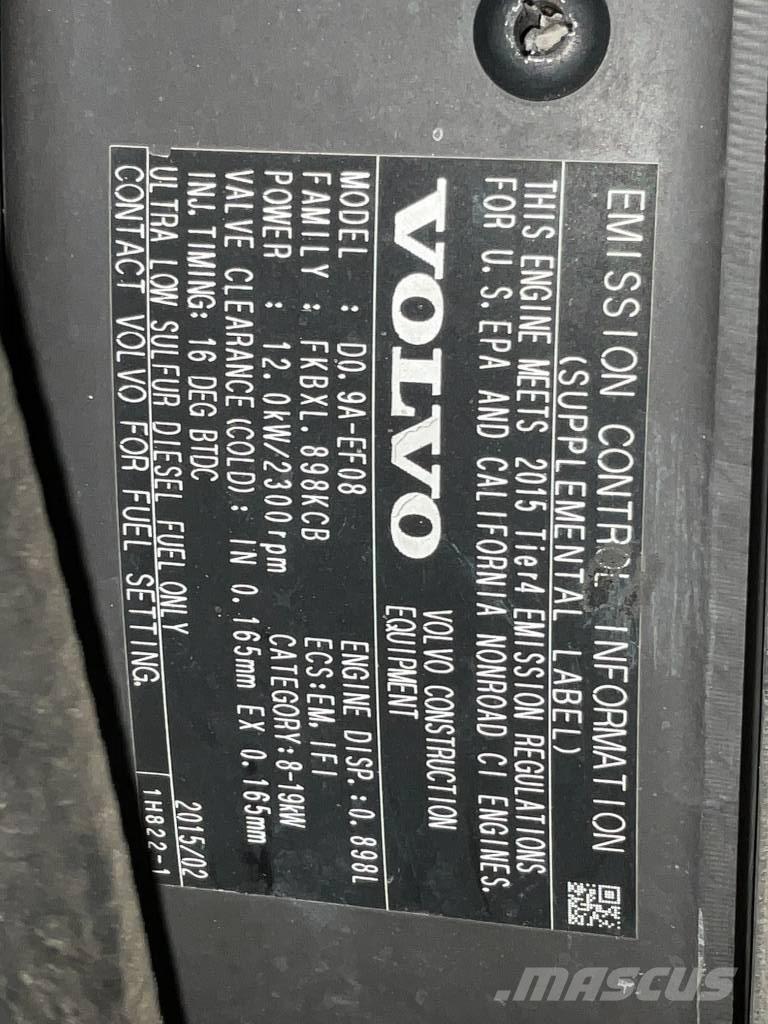 Volvo EC 15 D Mini excavators < 7t