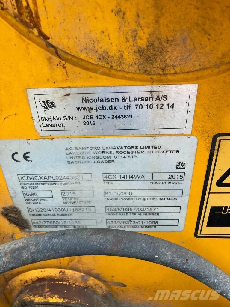 JCB 4 CX TLB's