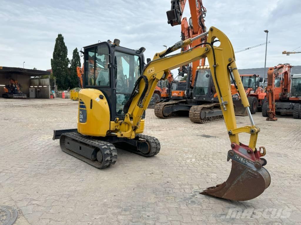Komatsu PC26MR-3 Mini excavators < 7t