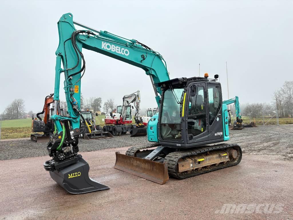 Kobelco SK75SR-7 Midi excavators  7t - 12t