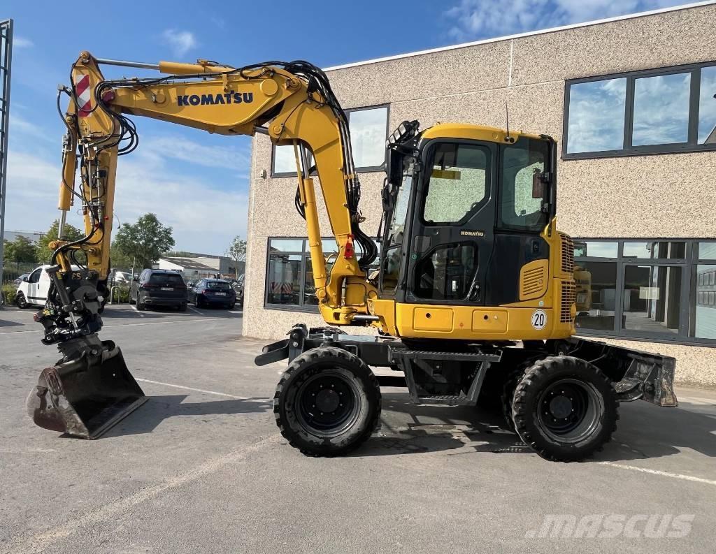 Komatsu PW98MR-10 Wheeled excavators