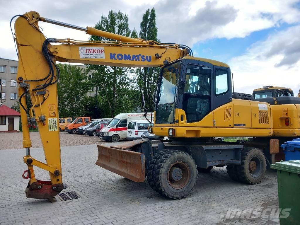 Komatsu PW 180-7EO Wheeled excavators