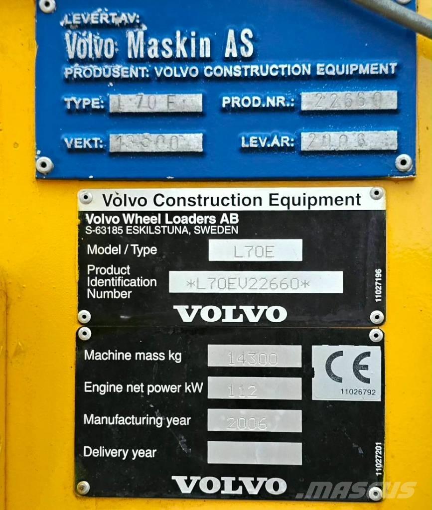 Volvo L 70 E Wheel loaders