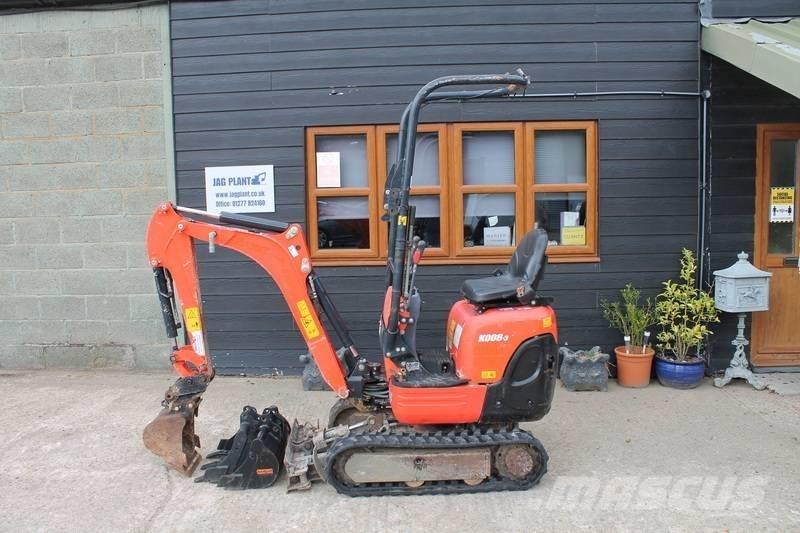 Kubota K 008-3 Mini excavators < 7t