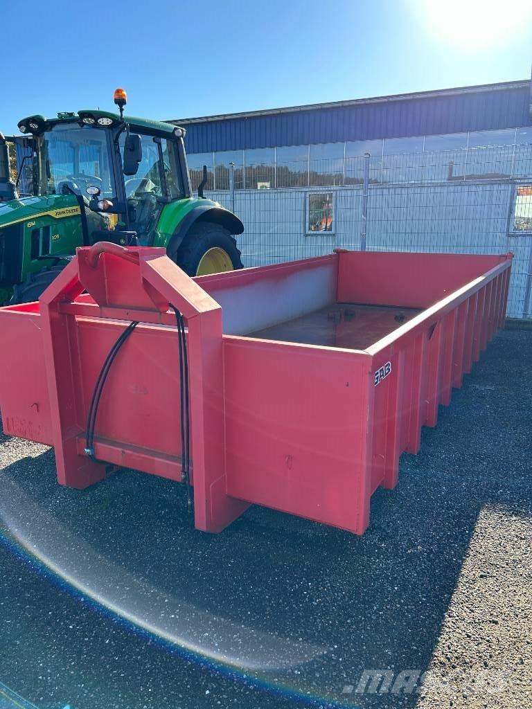 Bigab 242 SCHAKTFLAK Containerframe/Skiploader trailers