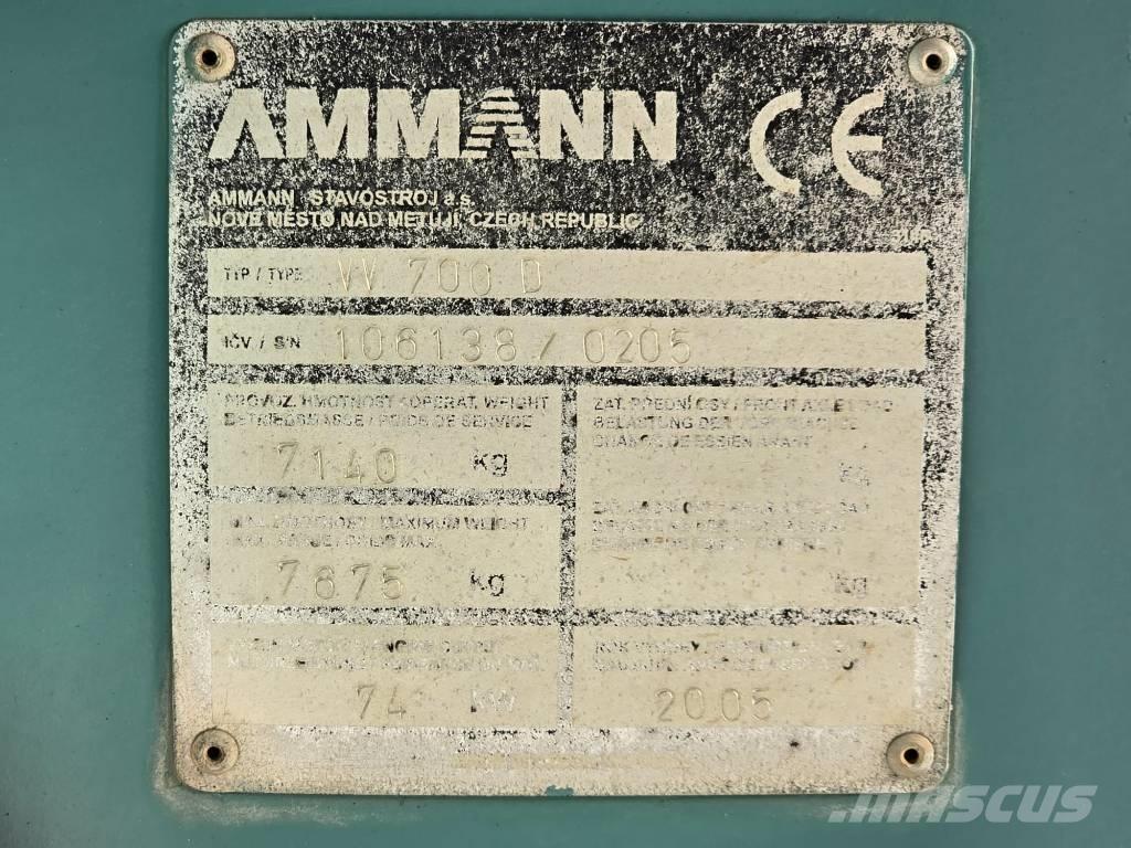 Ammann VV 700 D Combi rollers