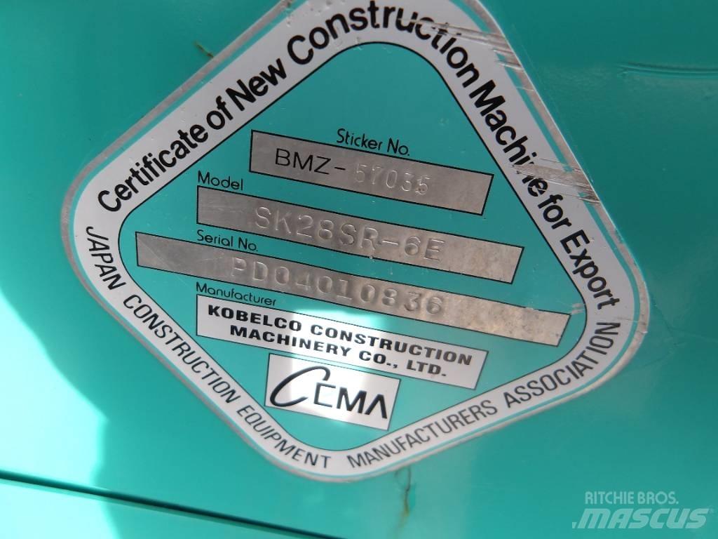 Kobelco SK 28 SR Mini excavators < 7t