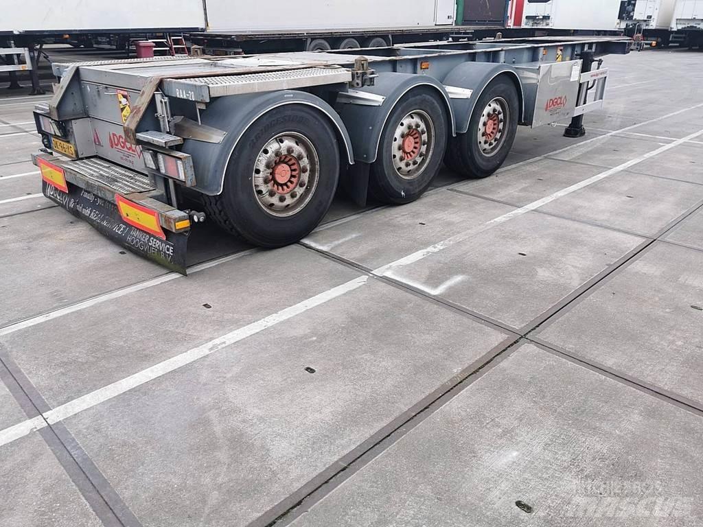 Burg O-3-39 CD Containerframe/Skiploader semi-trailers
