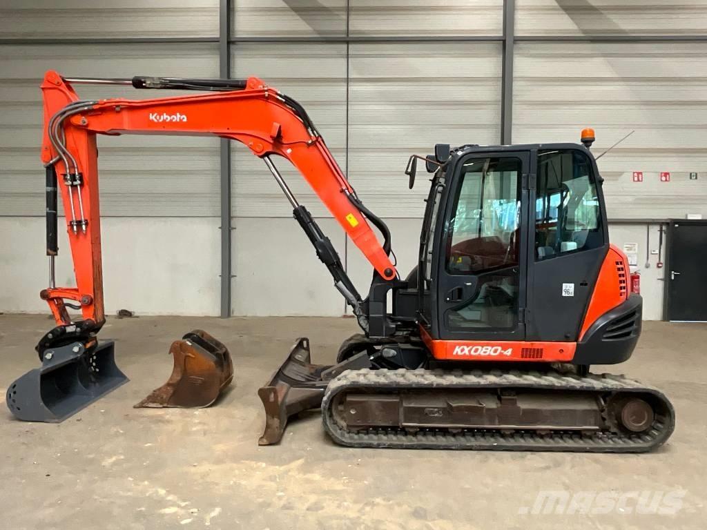 Kubota KX 080-4 Midi excavators  7t - 12t
