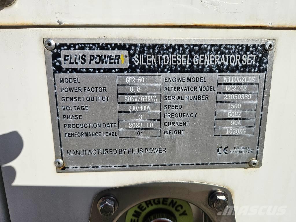  Plus Power GF2-60 Diesel Generators