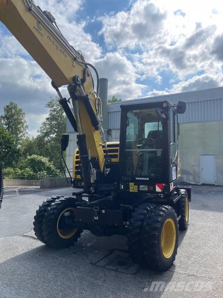 Yanmar B 95 W Wheeled excavators