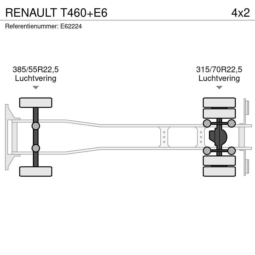 Renault T460+E6 Tautliner/curtainside trucks