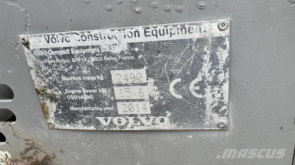 Volvo EC 25 D Mini excavators < 7t