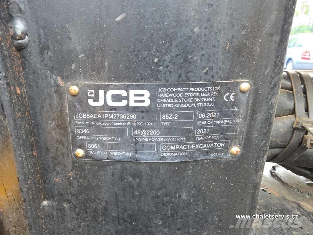 JCB 85 Z-2 Midi excavators  7t - 12t