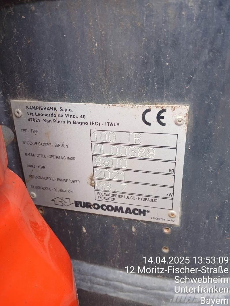 Eurocomach 100TR Mini excavators < 7t