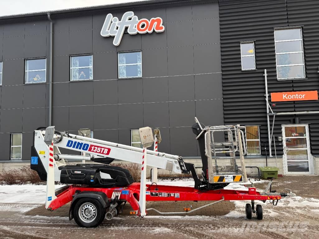 Dino 135 TB Trailer mounted aerial platforms