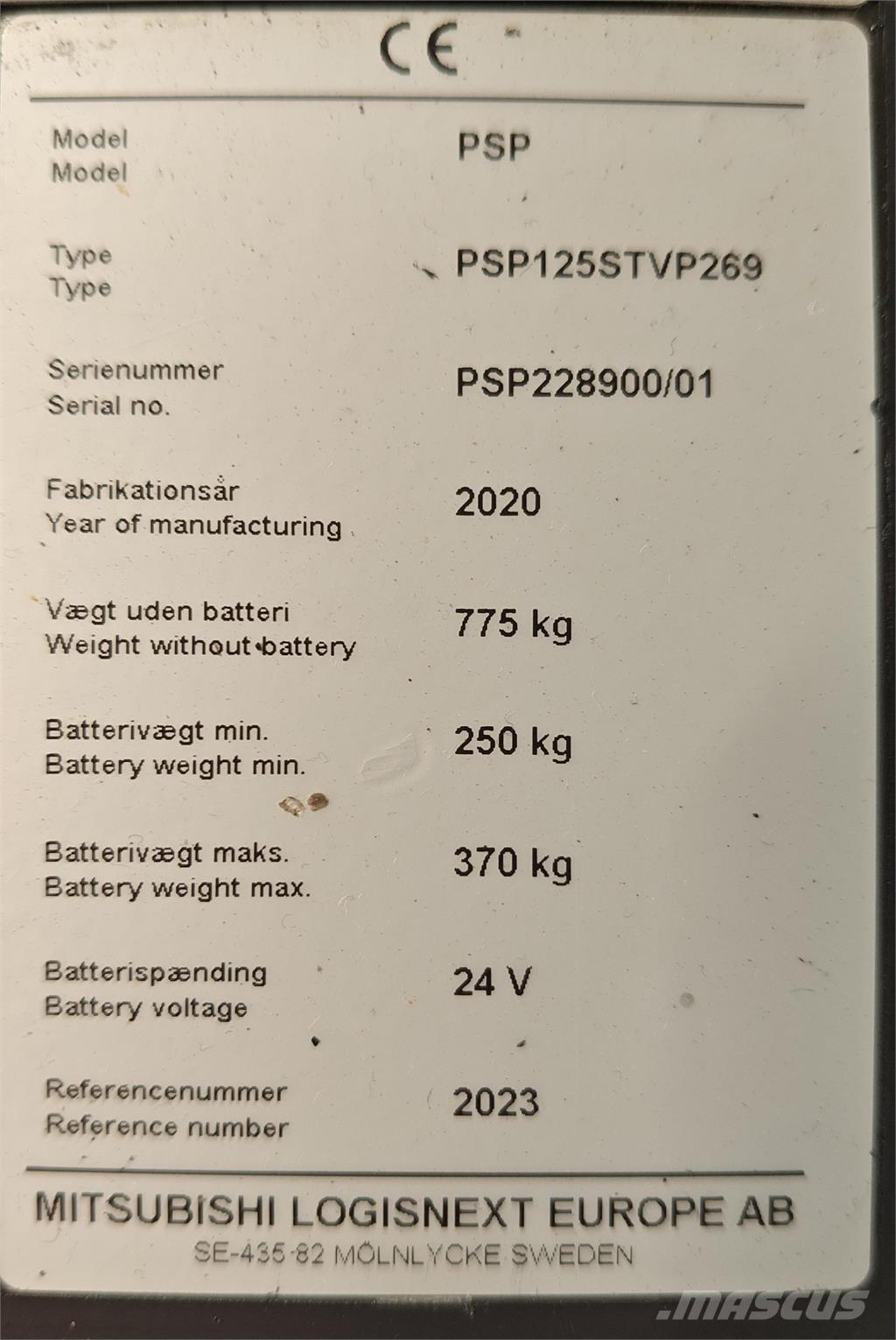 Atlet PSP125 Self propelled stackers
