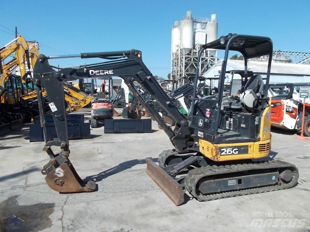 John Deere 26G Mini excavators < 7t