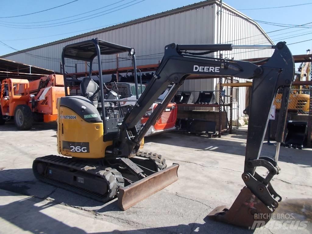 John Deere 26G Mini excavators < 7t