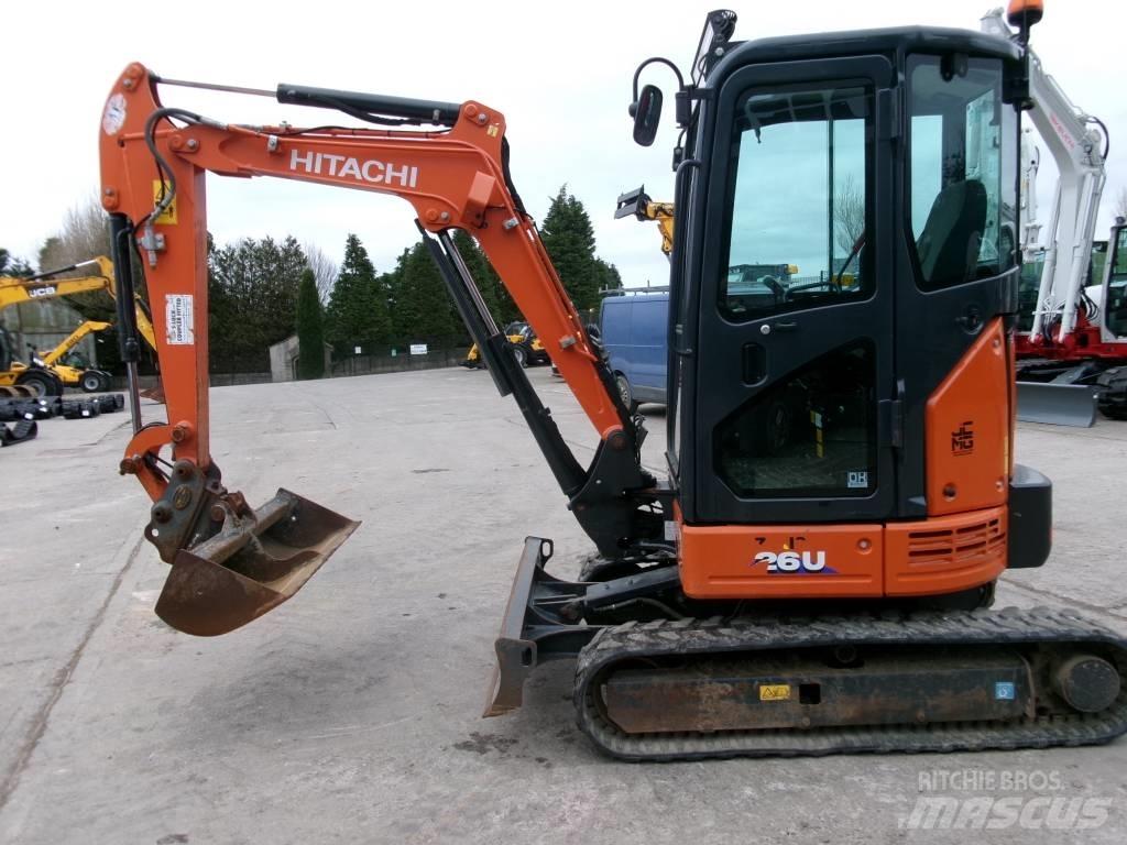 Hitachi 26U Mini excavators < 7t