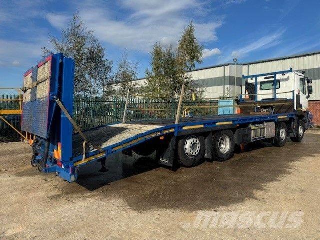 Renault C 430 Beavertail Flatbed / winch trucks