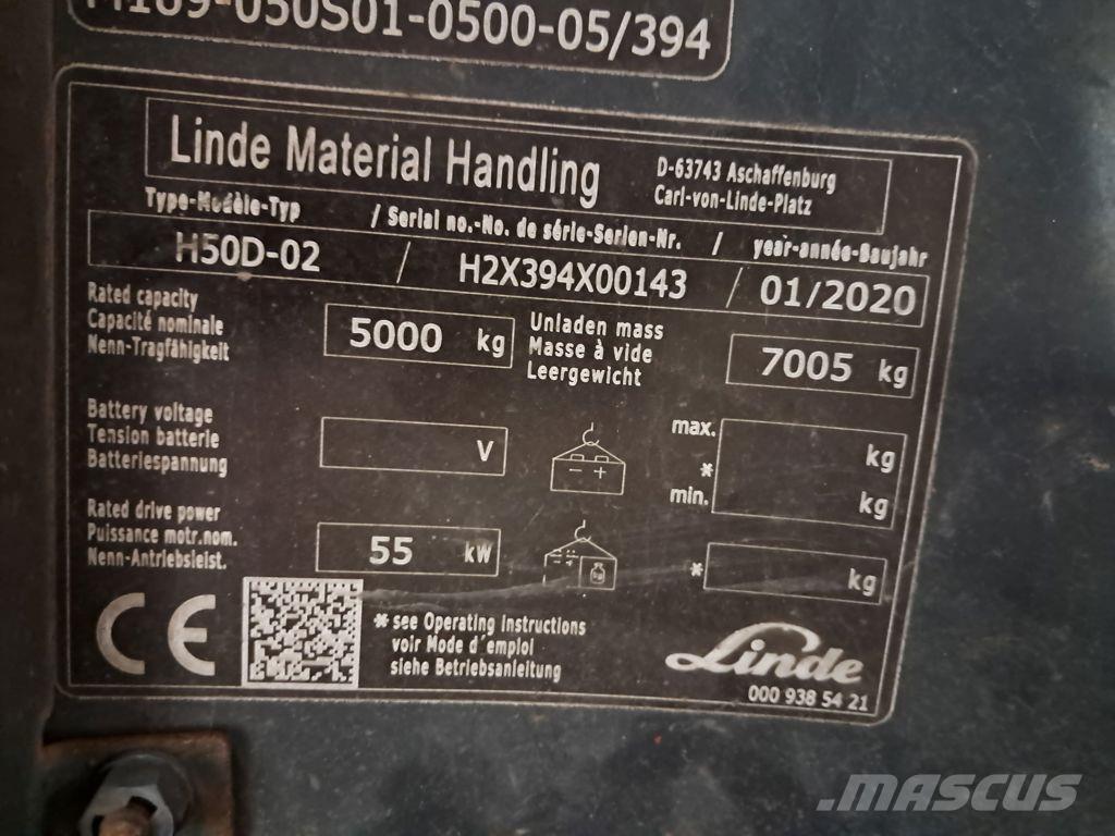 Linde H50D-02 Diesel trucks