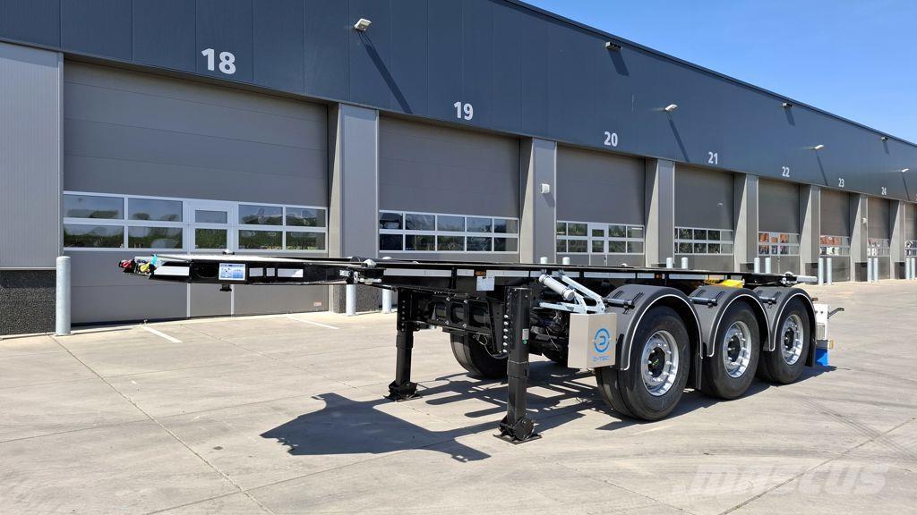D-tec CC-20-3-T Containerframe/Skiploader semi-trailers