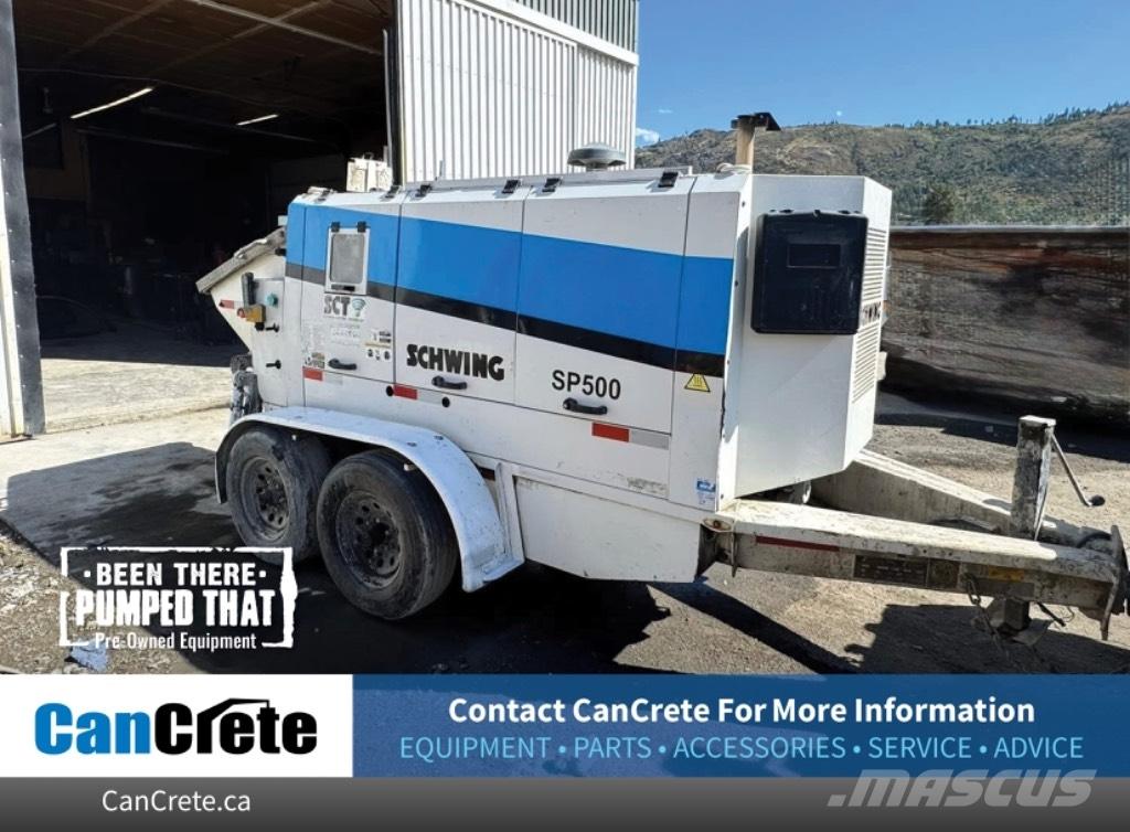 Schwing SP500 Concrete pumps