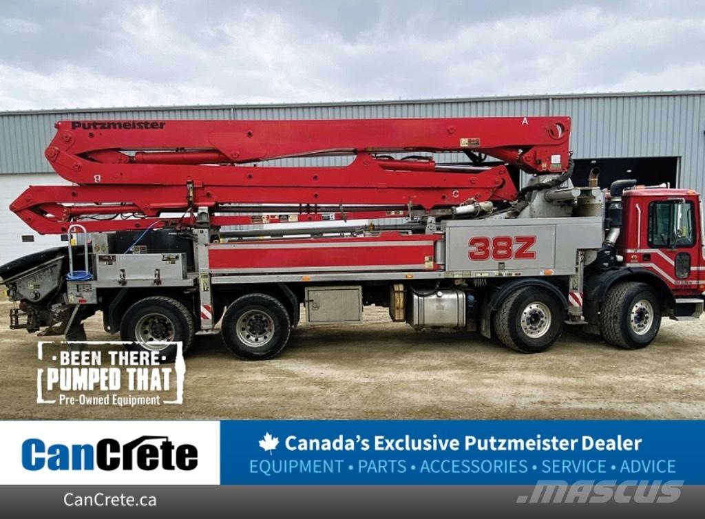 Putzmeister (#202) 38M Concrete pumps